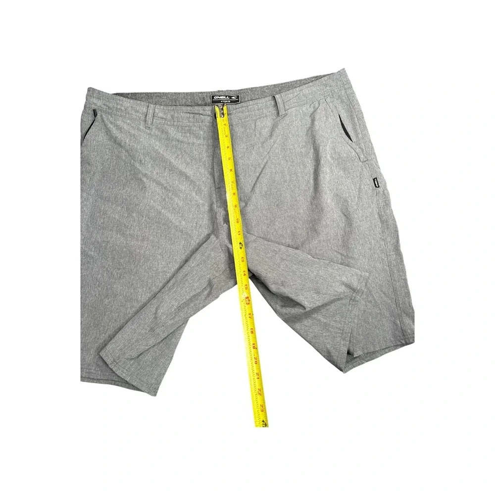 O'Neill Hybrid Shorts Mens 44 Gray Heathered Stretch Boardshorts‎ Walkshorts